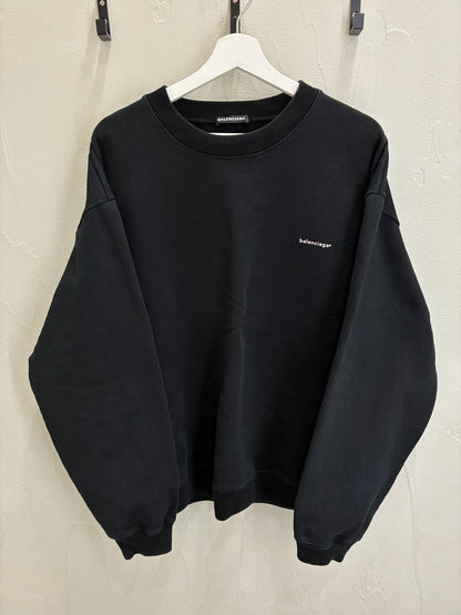 Balenciaga Black Logo Sweatshirt