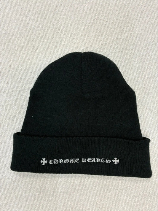 Chrome Hearts Black Beanie