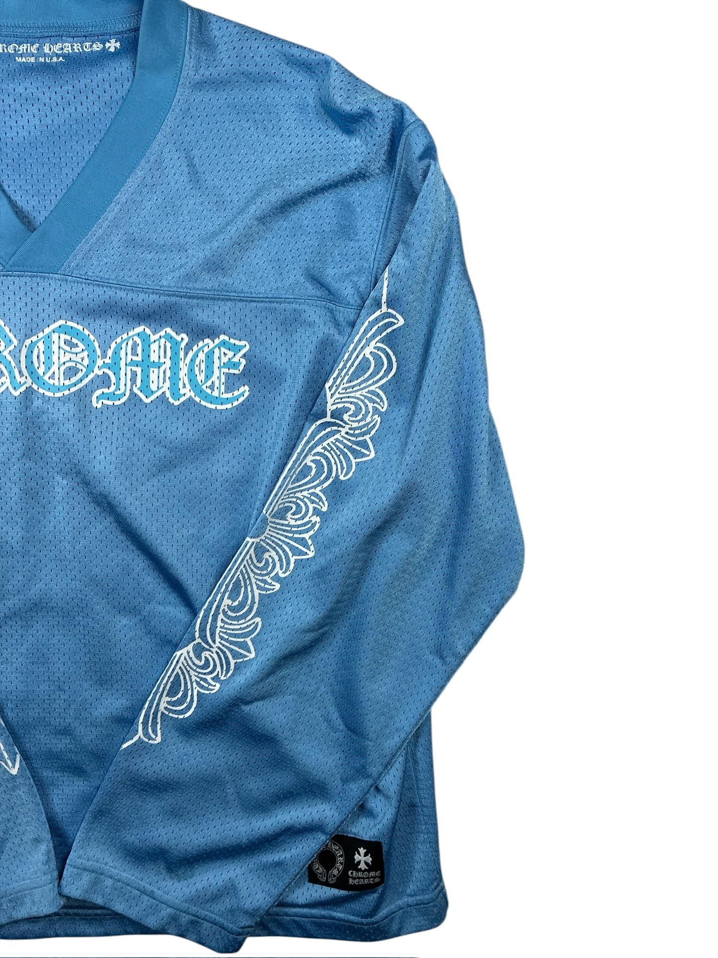 Chrome Hearts Mesh Floral Long Sleeve Jersey