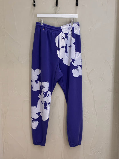 Denim Tears The Cotton Wreath Big Sweatpants Purple