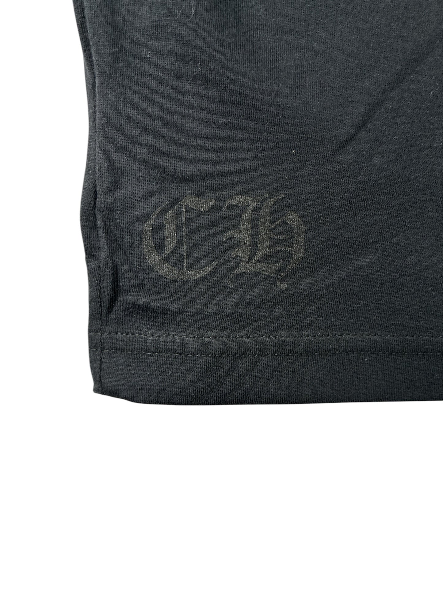 Chrome Hearts Gold Neck Logo T-Shirt