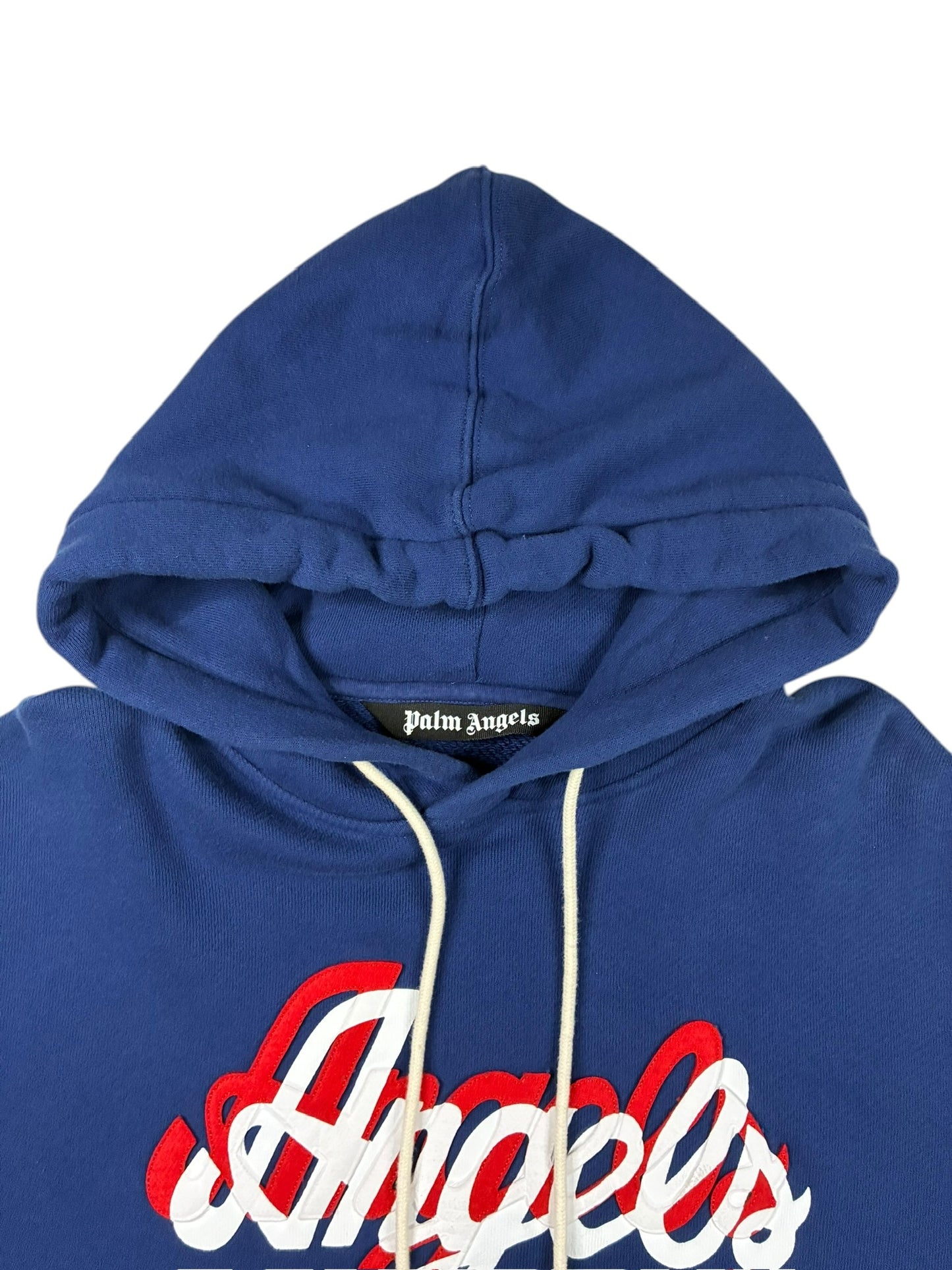 Palm Angels “Angels” Hoodie Blue