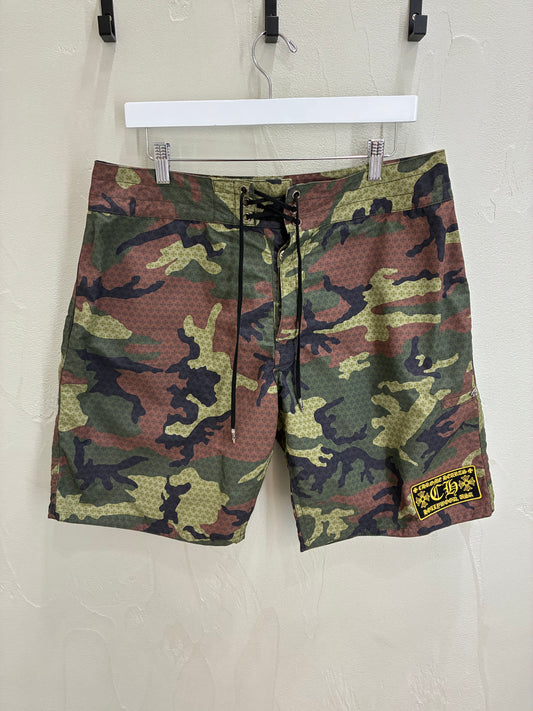 Chrome Hearts Camouflage Board Shorts