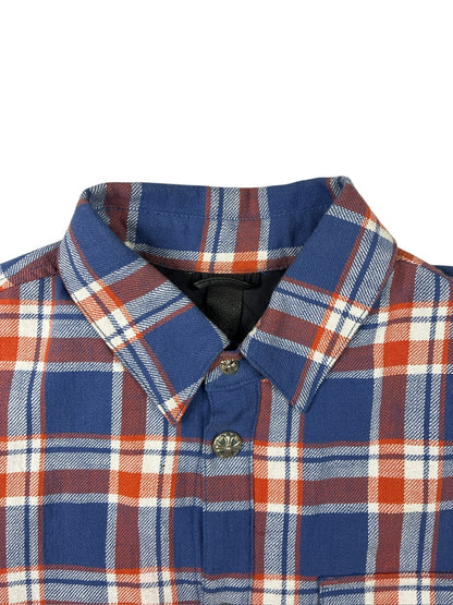 Chrome Hearts Red/Blue Plaided Flannel