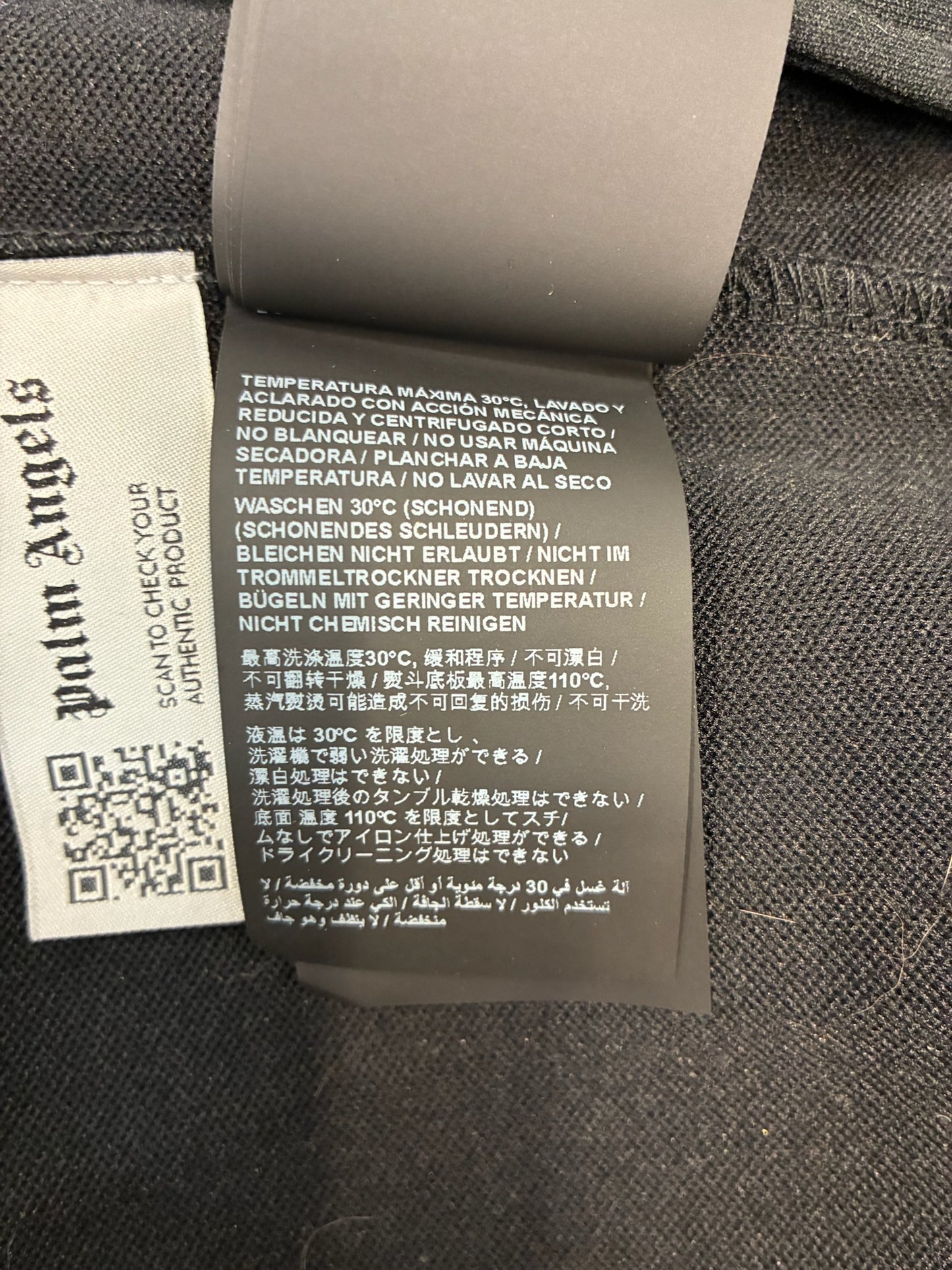 Palm Angels Classic Logo Track Jacket 'Black&Yellow'