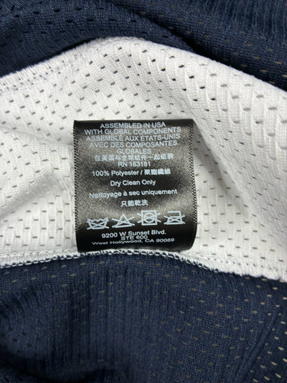 Rhude Racing Logo Mesh T-Shirt (Navy / White)