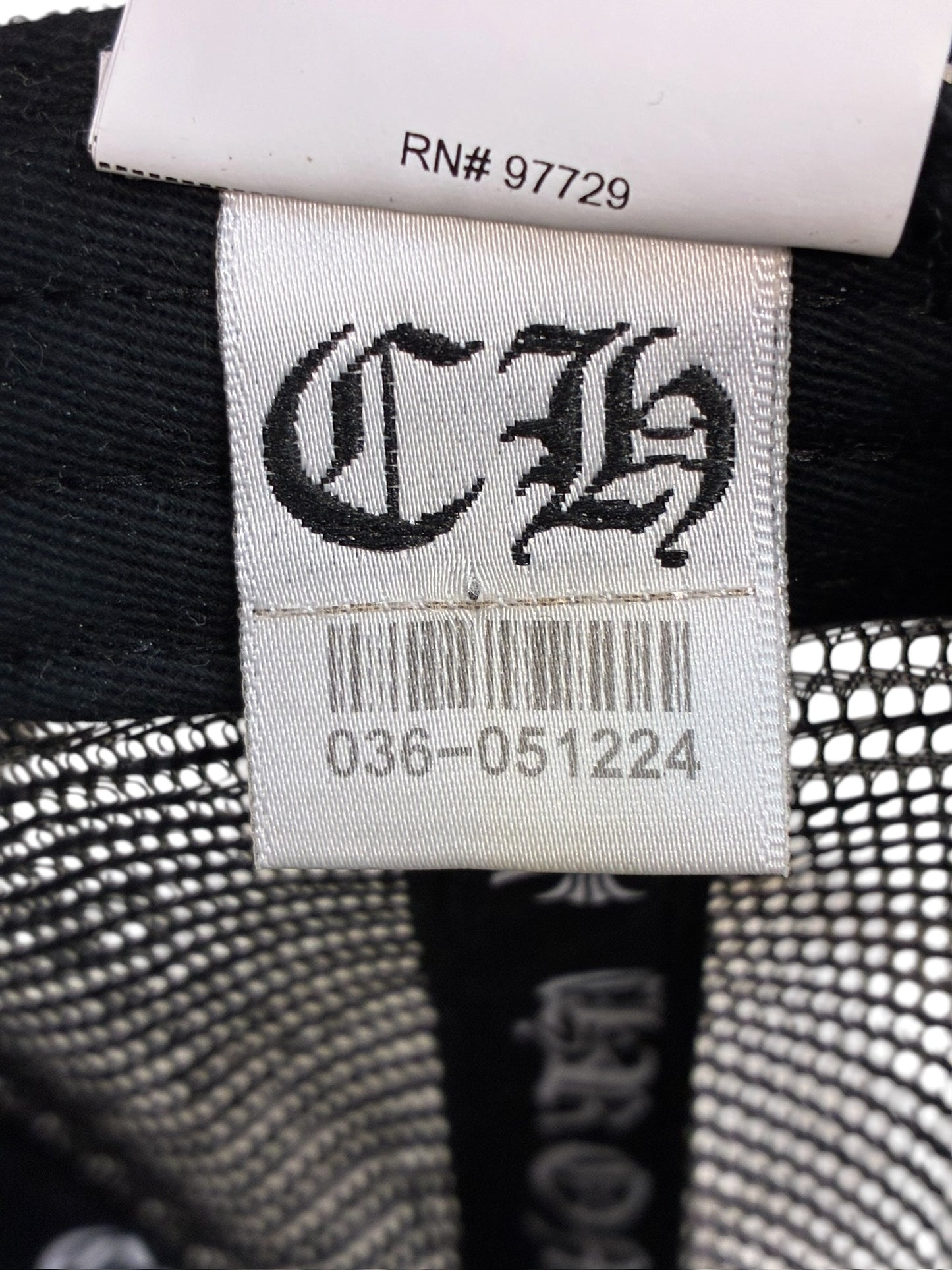 Chrome Hearts Triple Cross Hollywood Trucker Hat