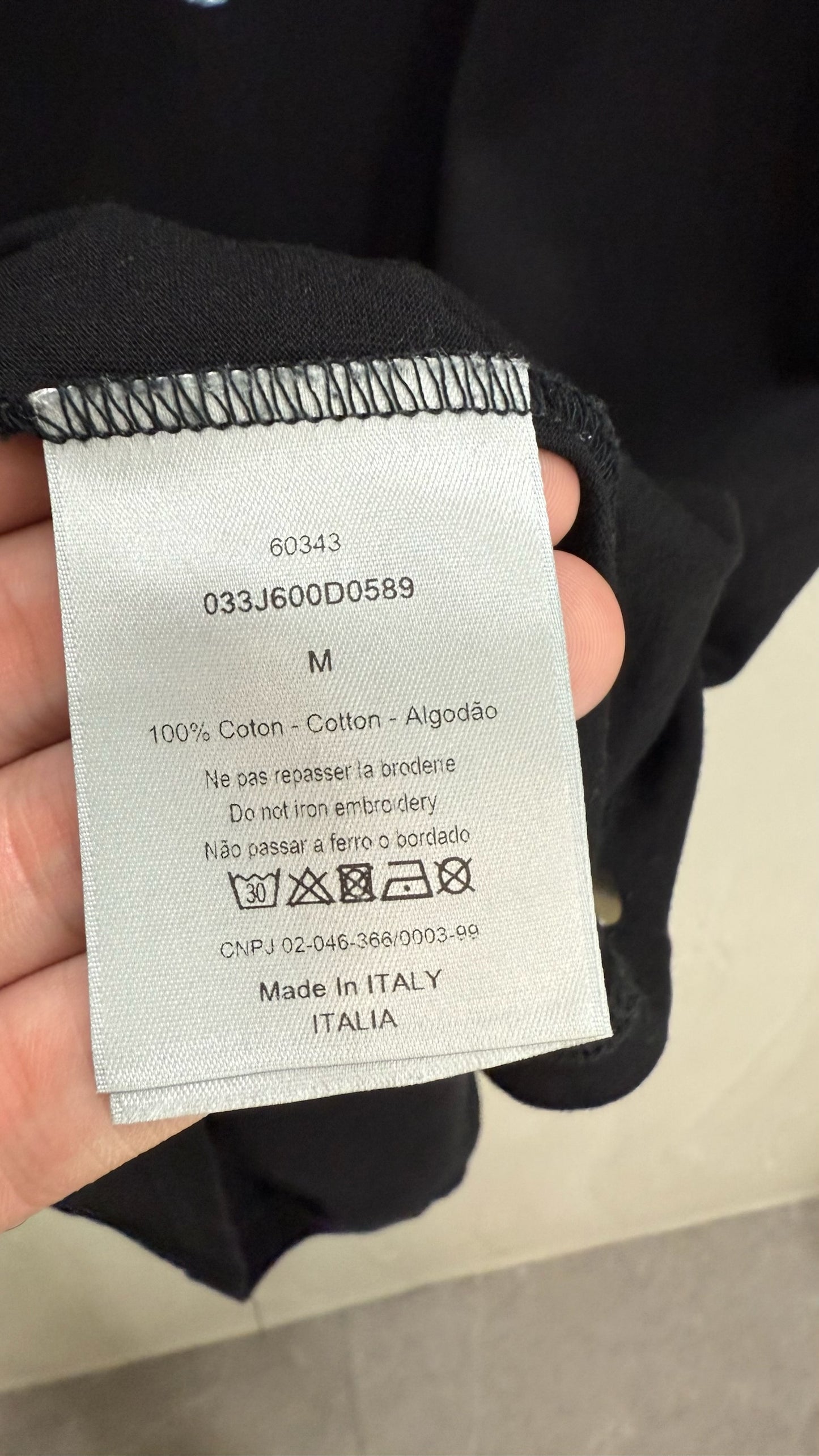 DIOR Shawn Stussy Logo Embroidered Short Sleeve Shirt