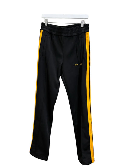 Palm Angels Classic Logo Track Pants 'Black&Yellow'