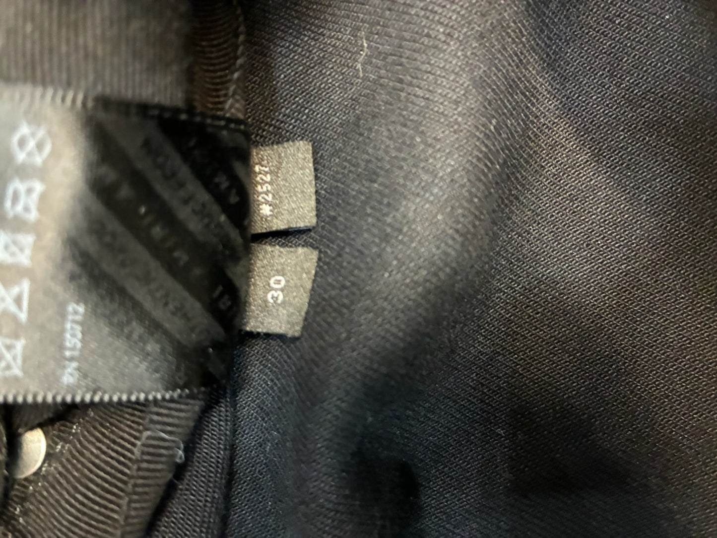 Amiri MX1 Cracked Paint Jeans In aged Black With Blue Patches