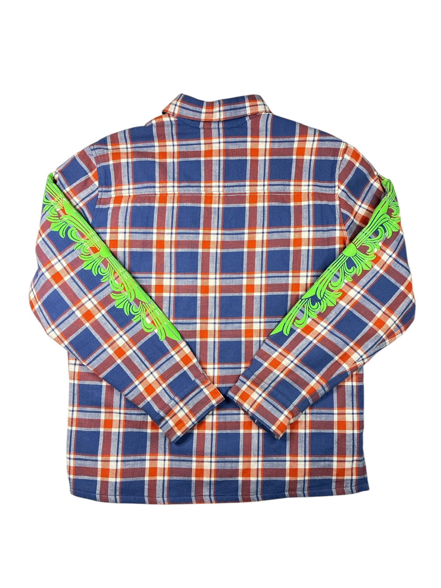 Chrome Hearts Red/Blue Plaided Flannel