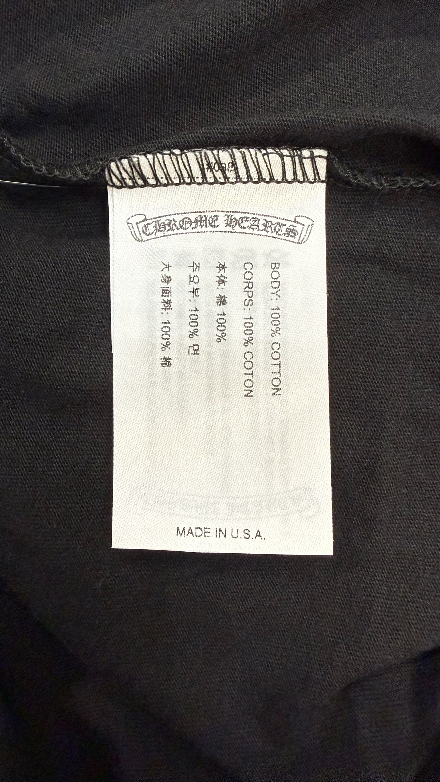 Chrome Hearts Miami Exclusive Horseshoe Pocket T-Shirt