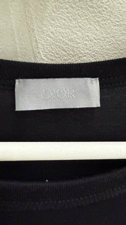 DIOR Shawn Stussy Logo Embroidered Short Sleeve Shirt