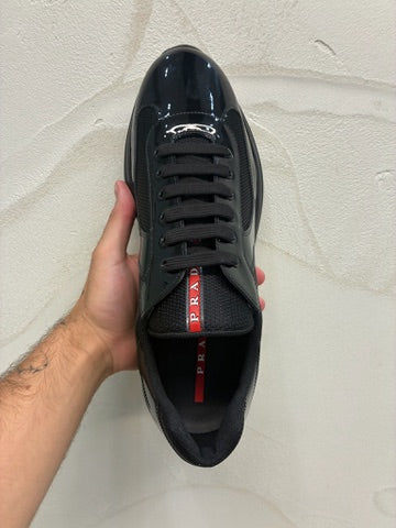 Prada America's Cup Black Patent Leather