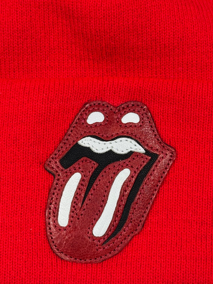Chrome Hearts x The Rolling Stones Red Beanie