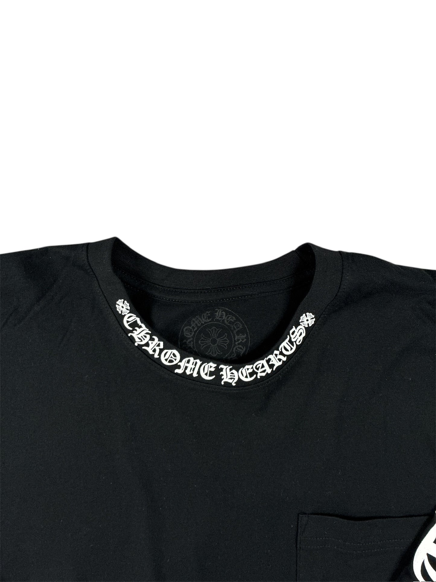 Chrome Hearts Neck Logo Long Sleeve 'Black'