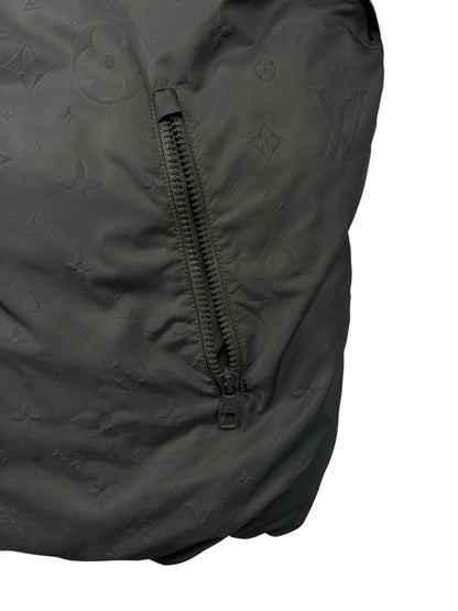 Louis Vuitton Reversible Monogram Down Blouson Jacket Gray
