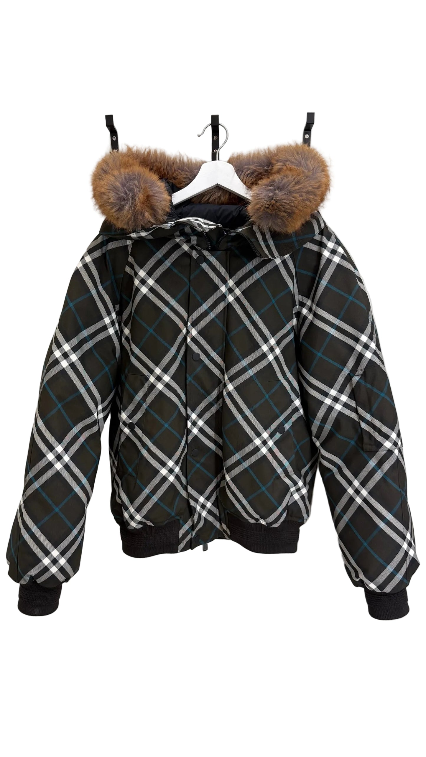 Burberry Checked Padded Jacket