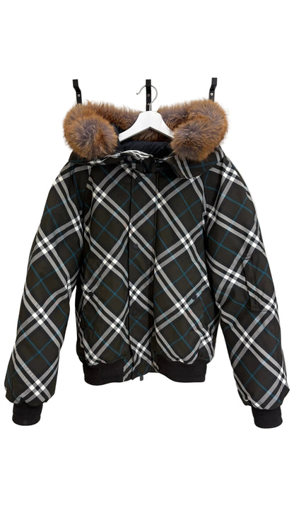 Burberry Checked Padded Jacket