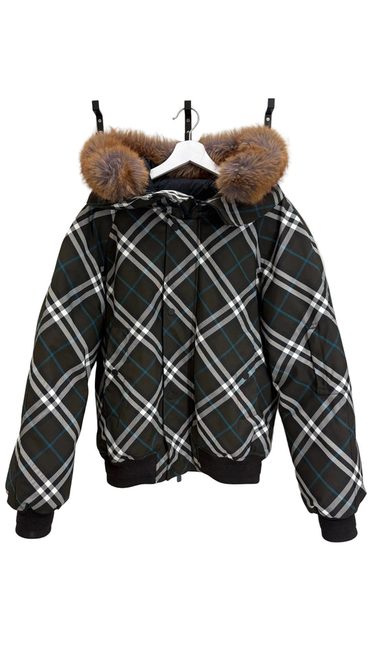 Burberry Checked Padded Jacket