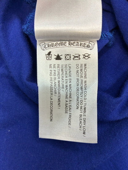 Chrome Hearts CH Indigo Blue Stars Long Sleeve T-Shirt