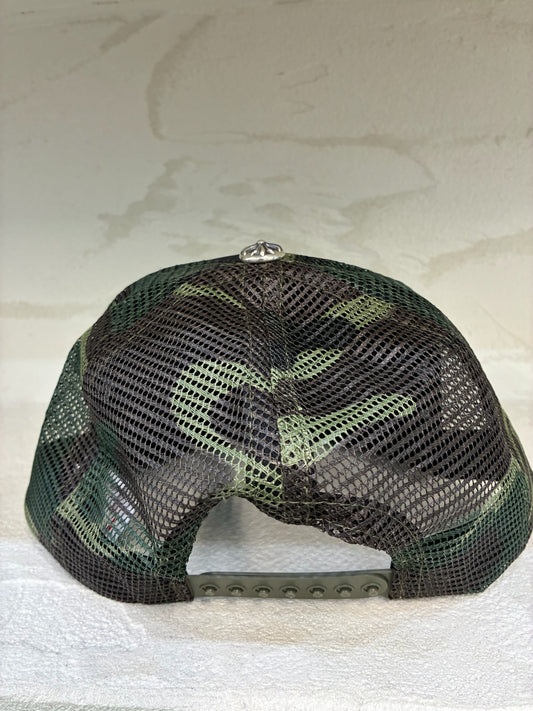 Chrome Hearts CH Hollywood Trucker Hat Camo