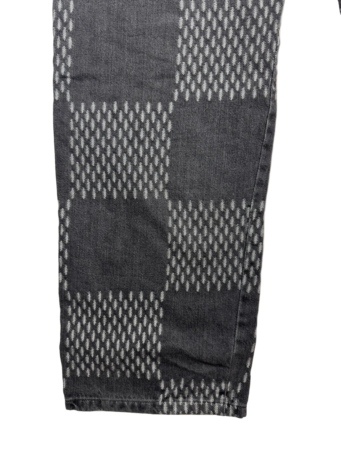 Louis Vuitton x Nigo Giant Damier Waves Monogram denim pants