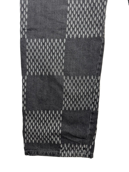 Louis Vuitton x Nigo Giant Damier Waves Monogram denim pants