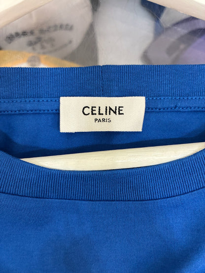 Celine Blue Logo T-Shirt