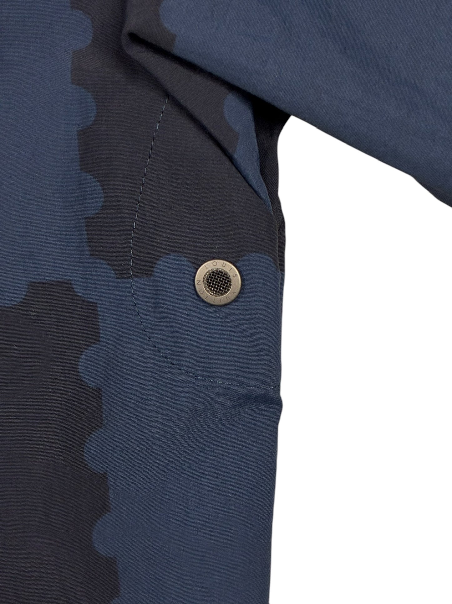 Louis Vuitton Blue Plaid Trooper Jacket
