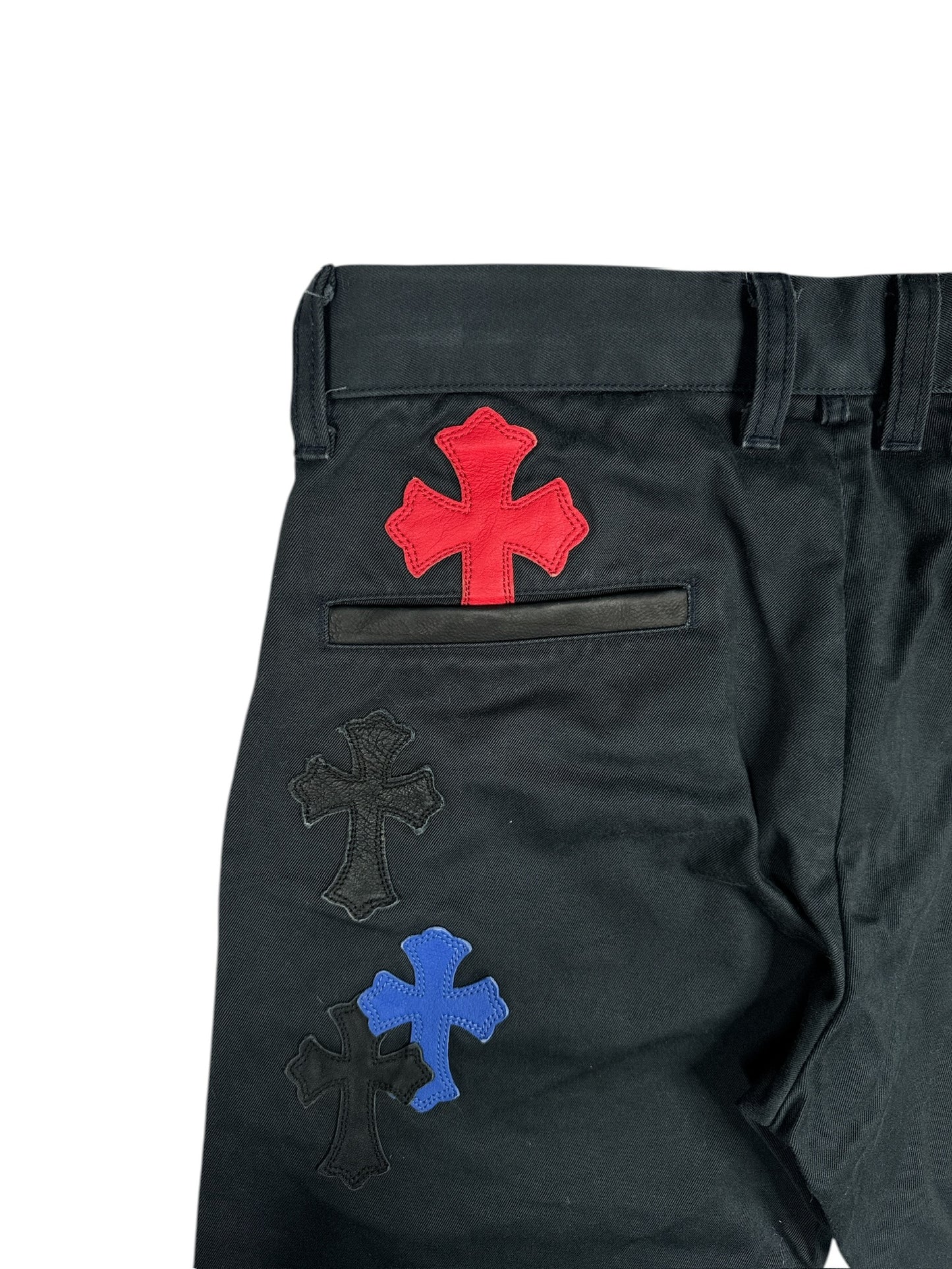 Chrome Hearts Chino Red & Blue Cross Patch