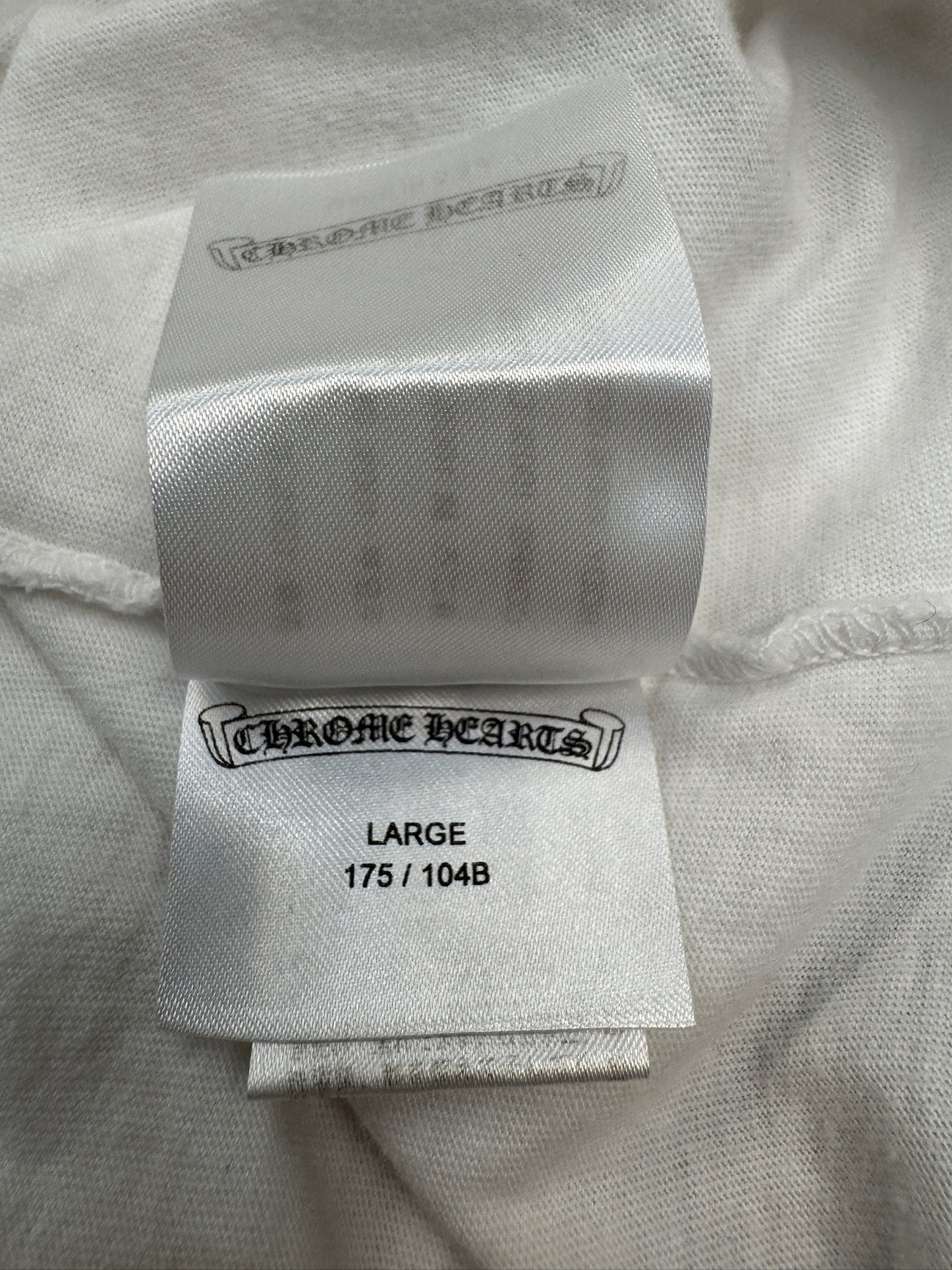 Chrome Hearts Shoulder Logo Pocket Tee USA Edition White