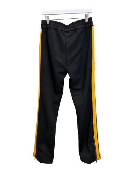 Palm Angels Classic Logo Track Pants 'Black&Yellow'