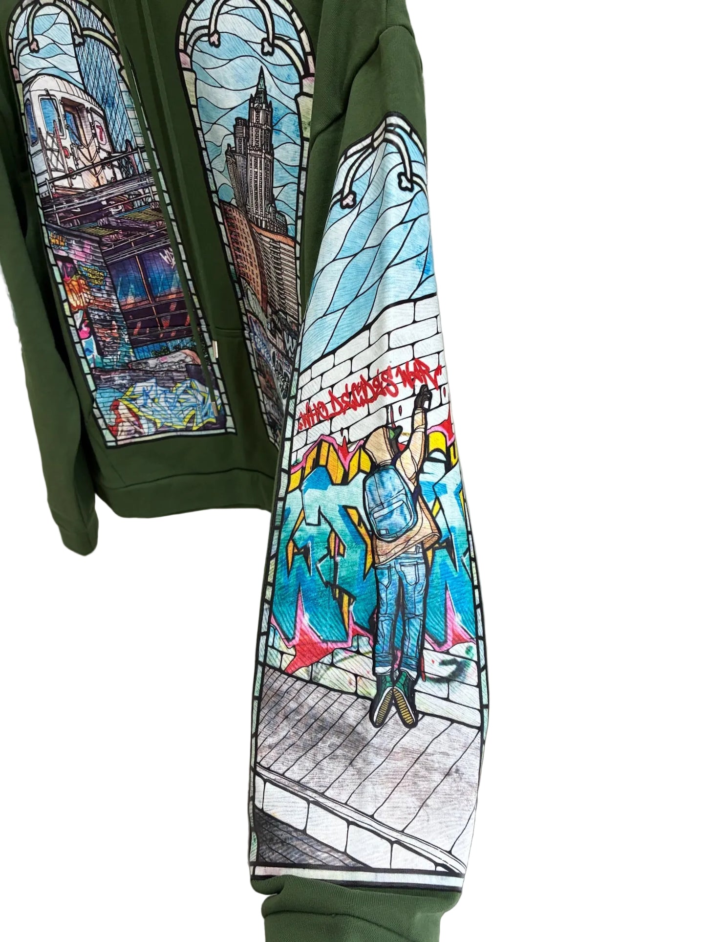 Who Decides War Politics As Usual Hoodie 'Green'