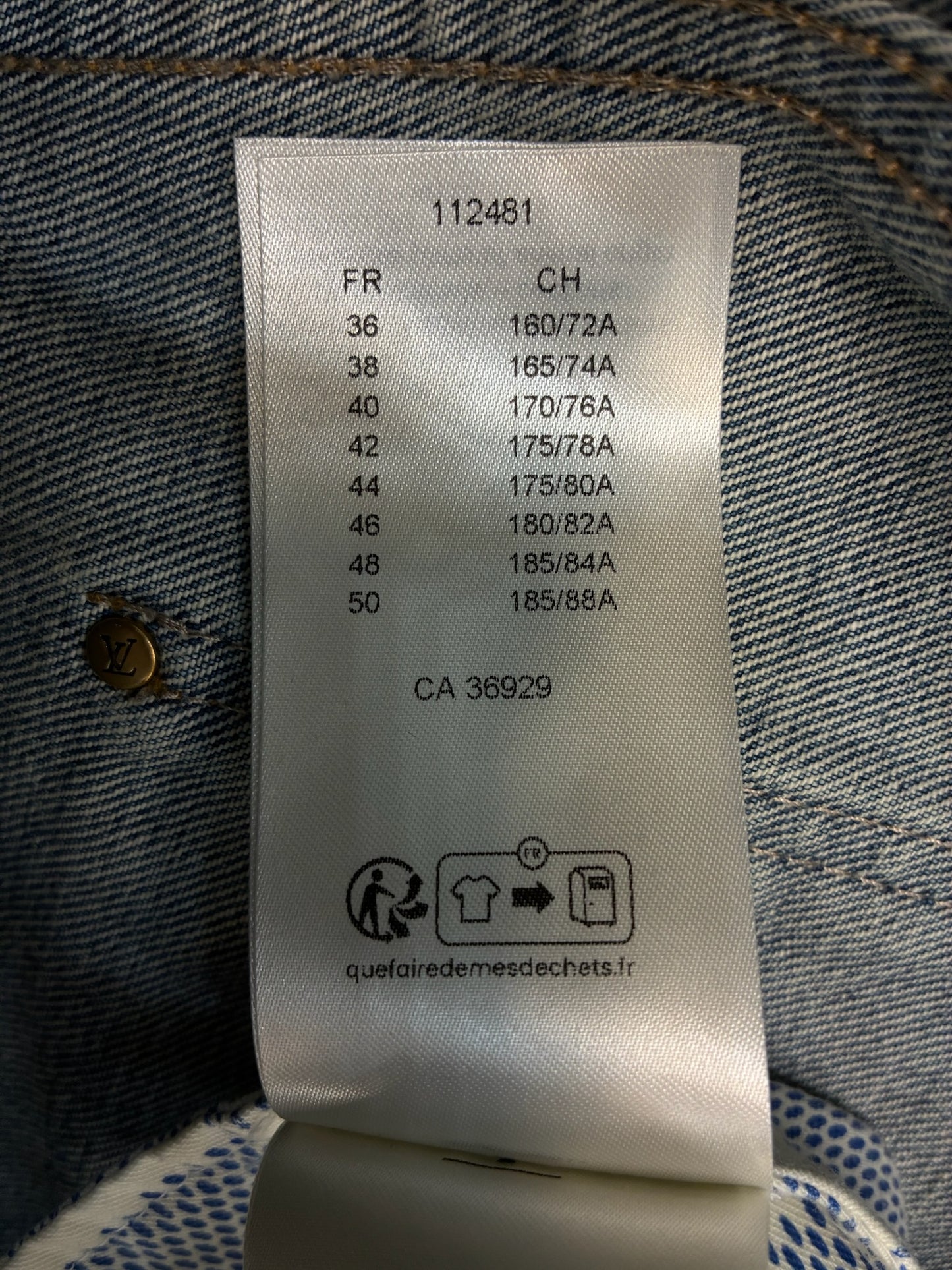 Louis Vuitton Skate Fit Denim Pants