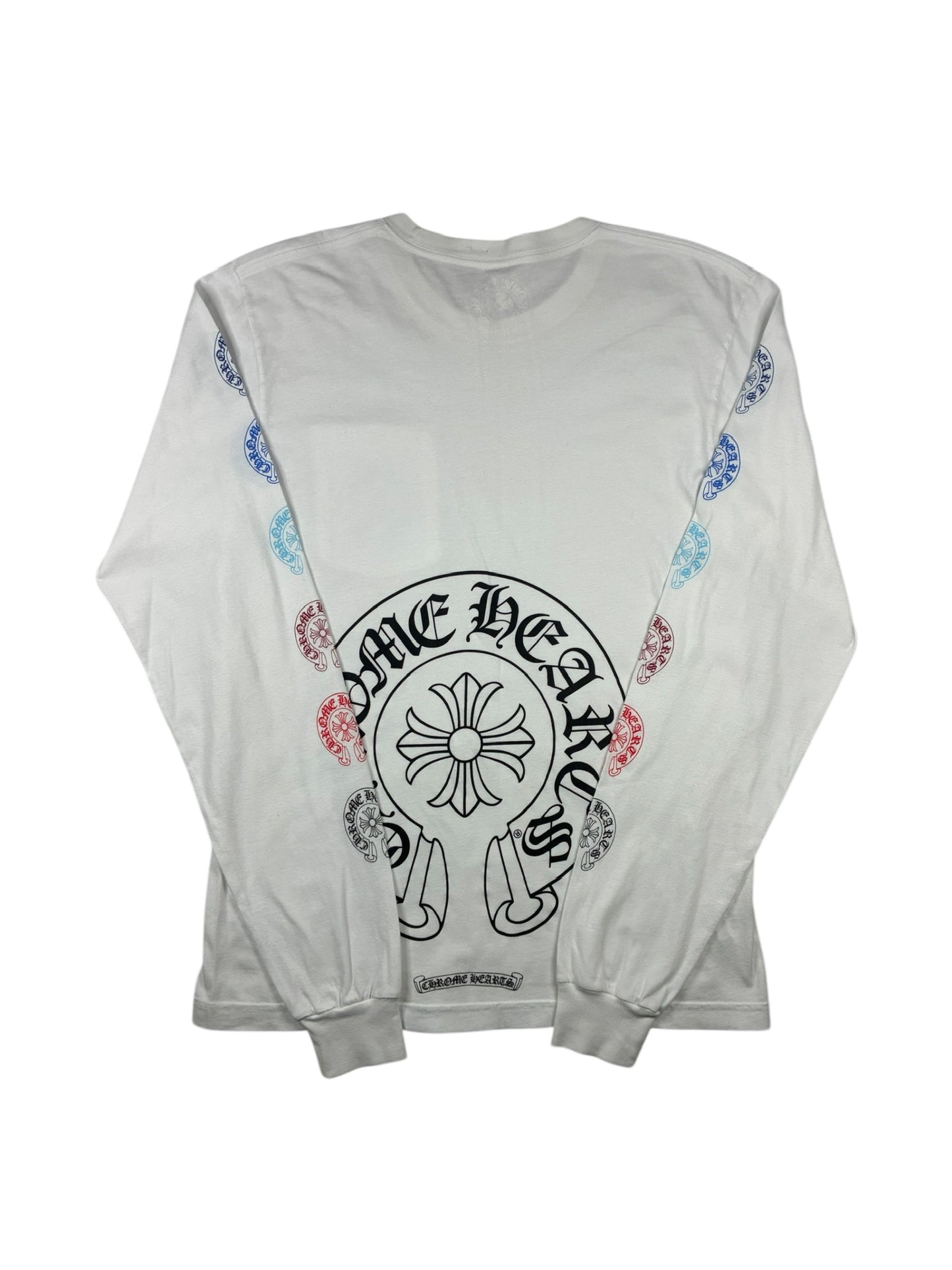 Chrome Hearts Multicolor Horseshoe Long-Sleeve T-Shirt