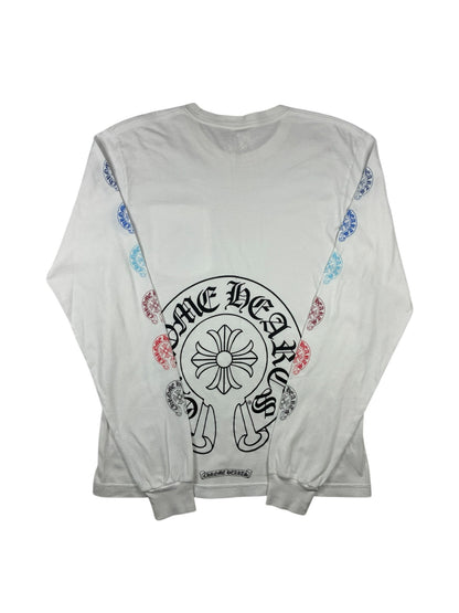 Chrome Hearts Multicolor Horseshoe Long-Sleeve T-Shirt