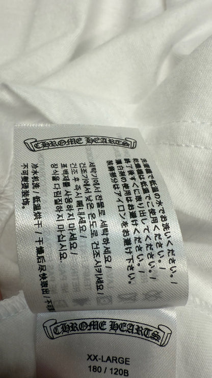 Chrome Hearts Las Vegas Horseshoe White T-Shirt