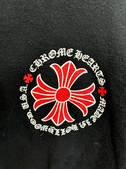 Chrome Hearts Made In Hollywood USA Hoodie Black/Red