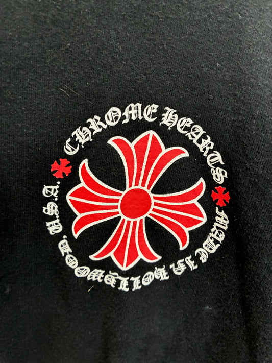 Chrome Hearts Made In Hollywood USA Hoodie Black/Red