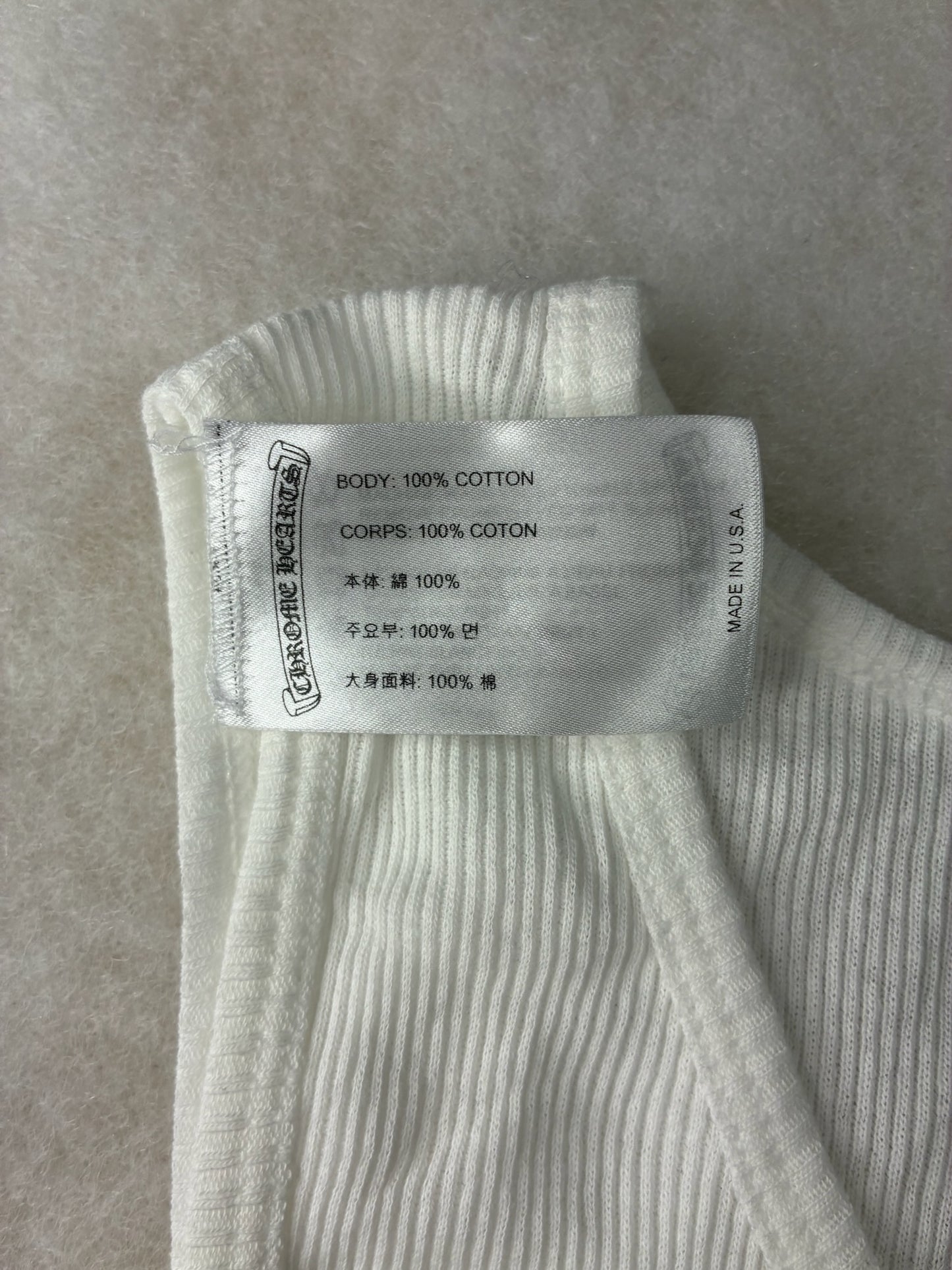 Chrome Hearts Richard Stark Ribbed Tank Top