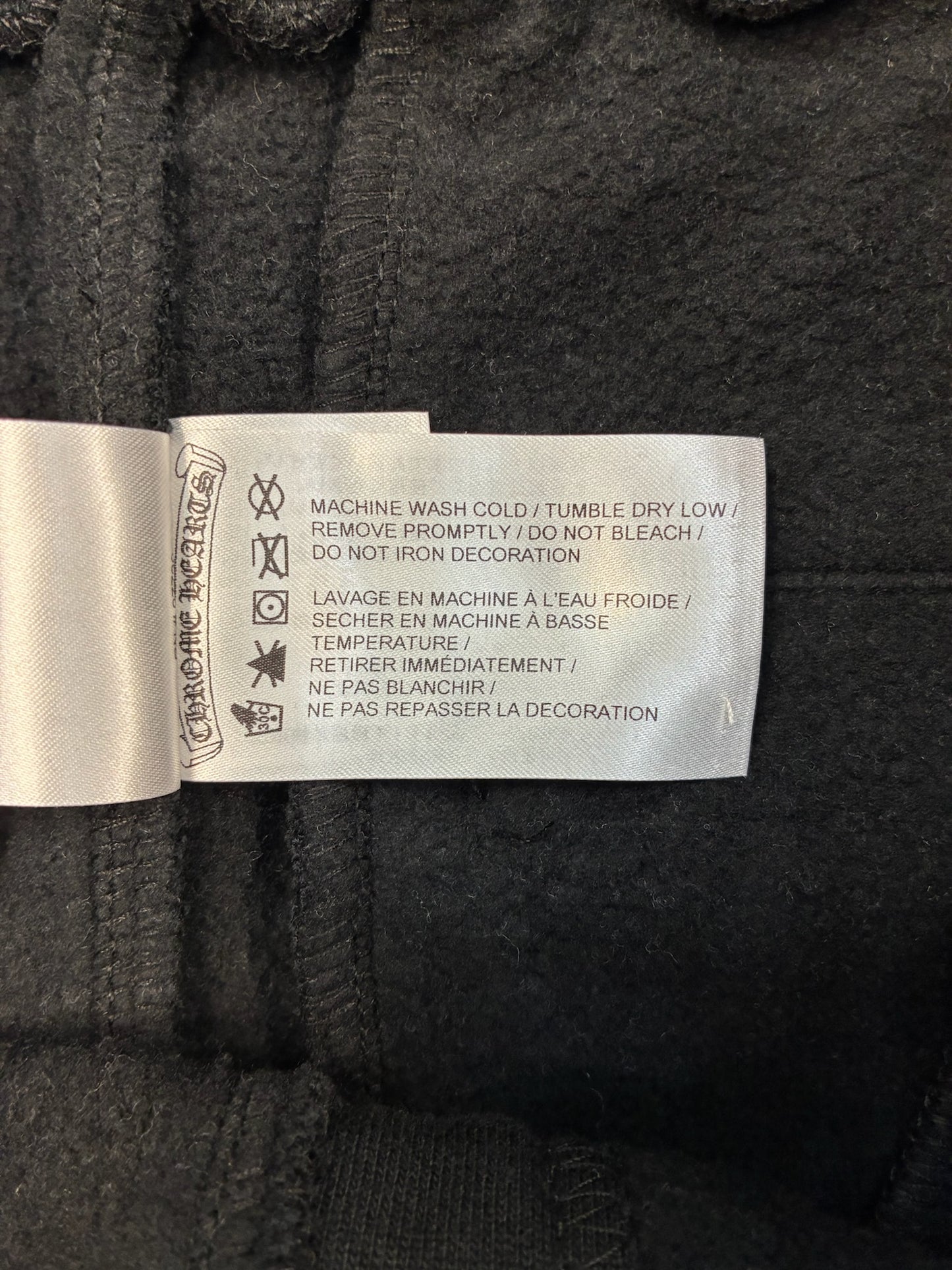 Chrome Hearts Scroll Logo Spellout Sweatpants