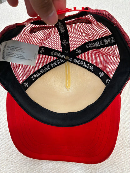 Chrome Hearts King Taco Trucker Hat Red