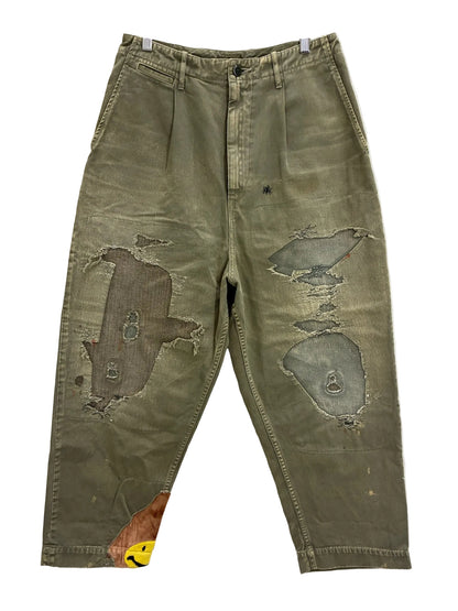 Kapital High Waisted Nime Pants 'Khaki Green'