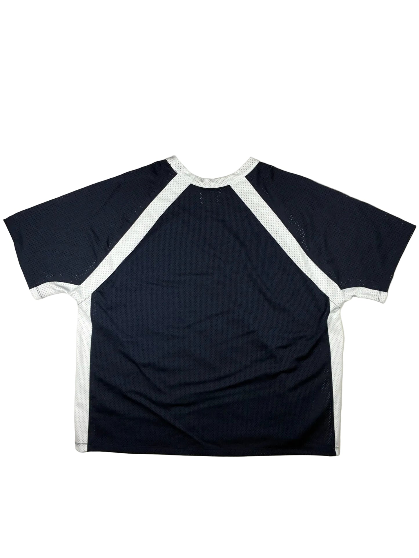 Rhude Racing Logo Mesh T-Shirt (Navy / White)