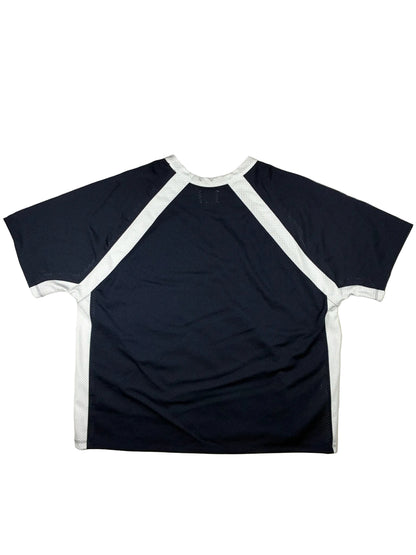Rhude Racing Logo Mesh T-Shirt (Navy / White)