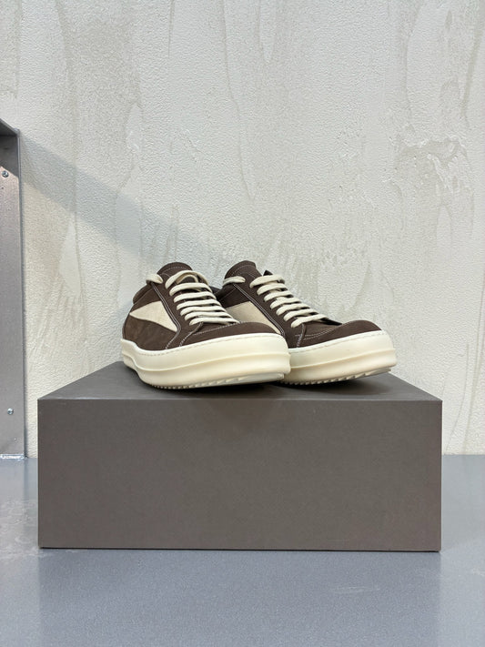 Rick Owens Saddle Milk Vintage Sneakers