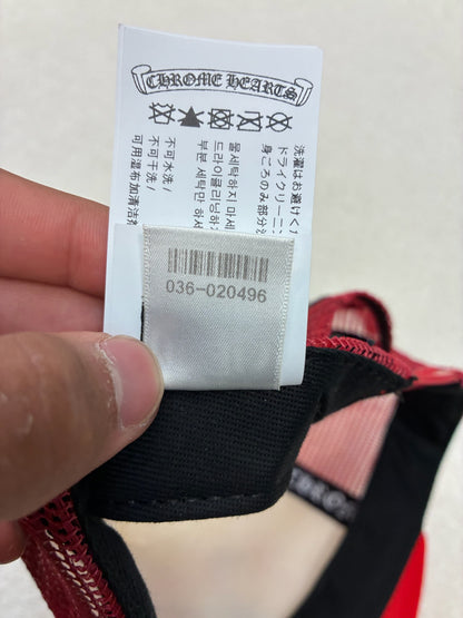 Chrome Hearts Multicolor Cross Hat Red