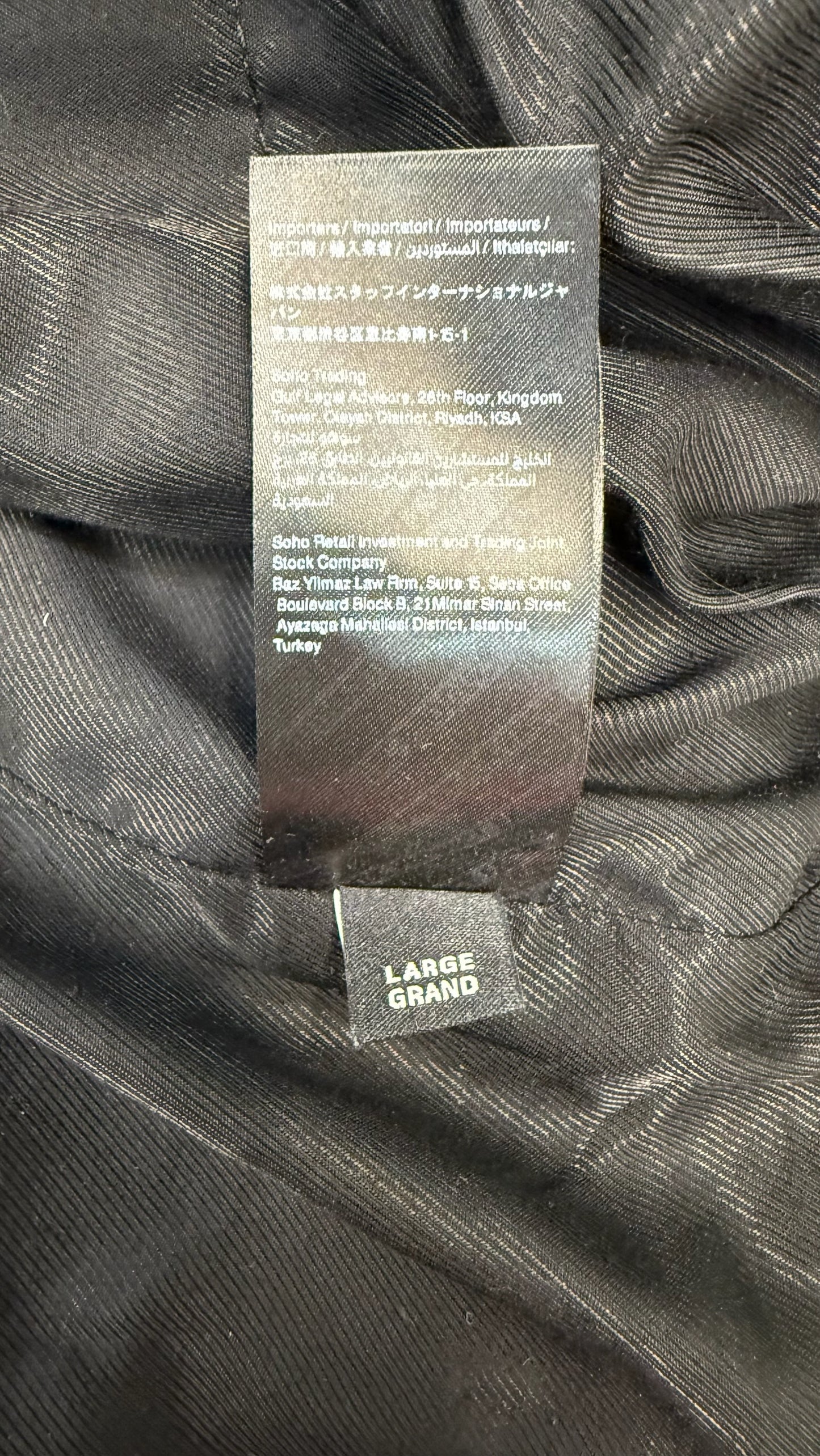 Amiri Bones Wool-Blend Varsity Jacket 'Black'