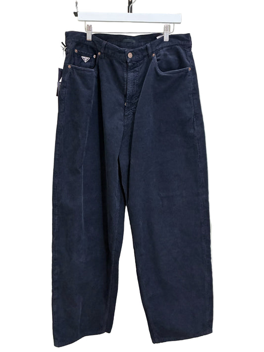 Prada Corduroy Relaxed Trousers